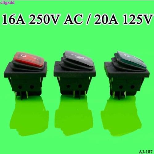 Cltgxdd 1Pcs on off 4 pin DPST IP67 Sealed Waterproof T85 Auto Boat Marine Toggle Rocker Switch with LED 16A 250V / 20A 125V AC
