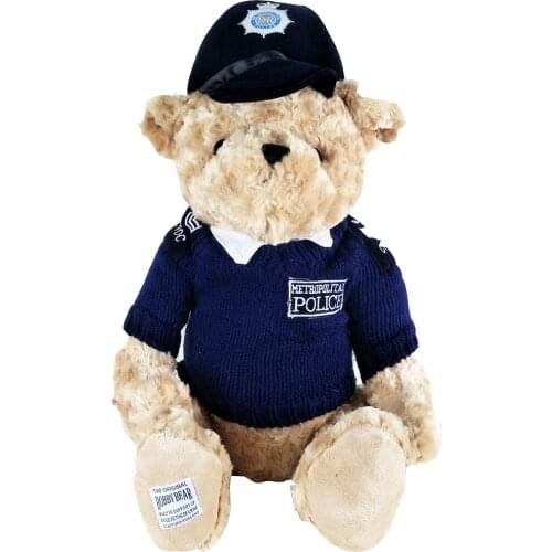 Children Plush Stuffed Toys Baby bear with hat Kid Toy for Christmas Birthday Gift