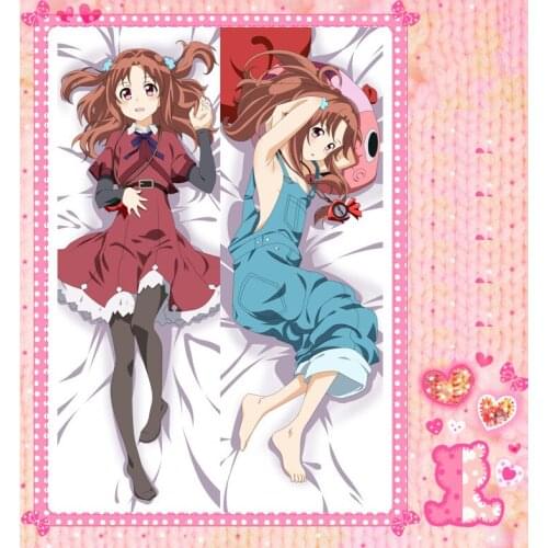 Anime Cartoon Galileidonna Double Bolster Hugging Pillow Case Pillow Cover Pillowcase Peach Skin 2 Way No.5031