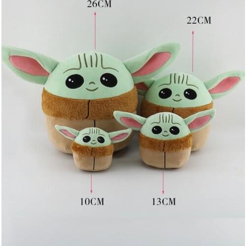 10/13/22/26cm Baby Yoda Action Figure Star Wars Baby Yoda Peluche Catch dolls Things New Model Year Christmas gift to children