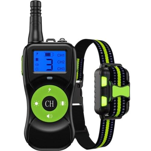 Electric Vibration Sound Dog Training Collar Remote Bark Control Waterproof Rechargeable for All Size Pet Anti Barking Device