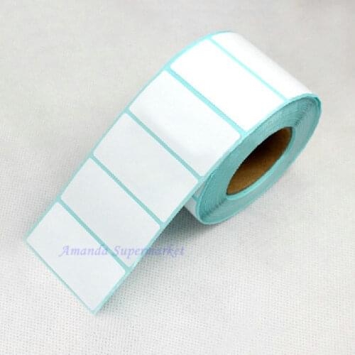 Label 60*20 mm 1400 Pcs/Roll Thermal Label Blank Label For Supermarket Logistics Barcode Price Label High Quality