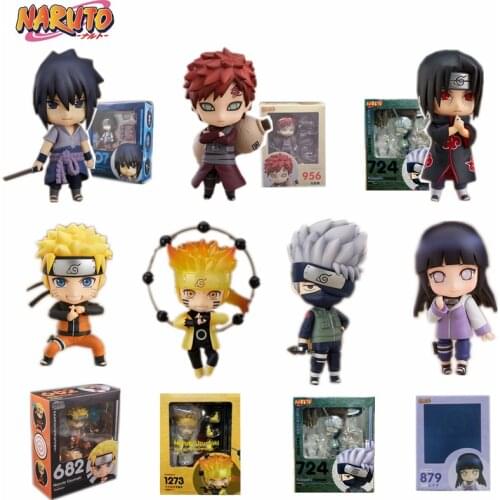 Anime Figure Naruto Figurine Uzumaki Toys Hyuga Hinata Uchiha Sasuke Itachi Hatake Kakashi Figma Model #707 #682 Brinquedos Doll