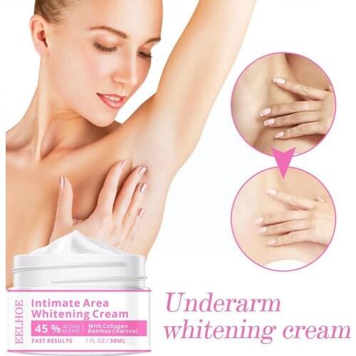 30g Underarm Whitening Cream Skin Whitening Bleaching Body Cream Lotion Skin Dark Skin Underarm Moisturizing Whitening Care H5C0