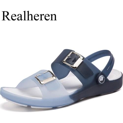 Summer Beach Sandals Mens Outdoor Soft Rubber Slippers Home Indoor Slippers Slides Men Slipper Shoes Eva 2021 New Fashion