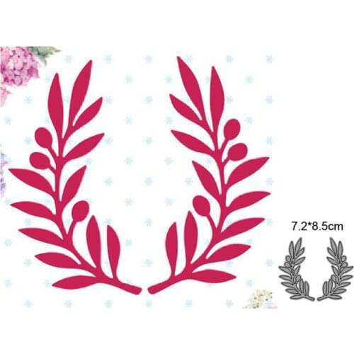 Metal Cutting Dies Stencils dies Die Cut Mold Leafy Branch Berry Scrapbooking Embossing dies decoation Paper Craft knife mould