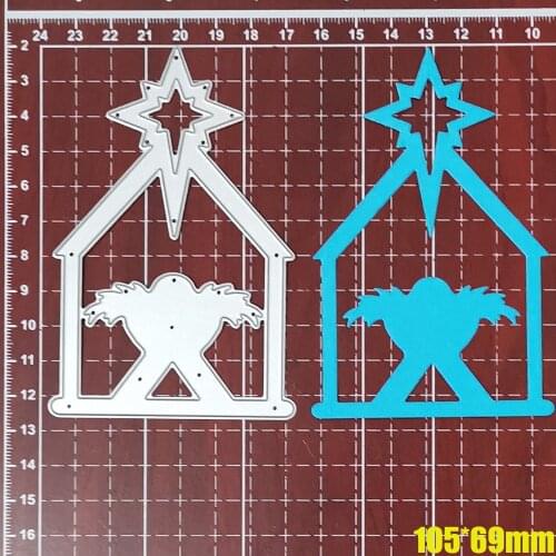 Metal Cutting Dies Jesus In Birth Craft Knife Blade Die Mold Stencil for DIY Scrapbook Embossing Card Decorative dies Template