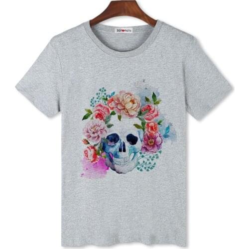 BGtomato hand print skull shirts creative design artwork t-shirt for men good quality comfortable casual tops streetwear