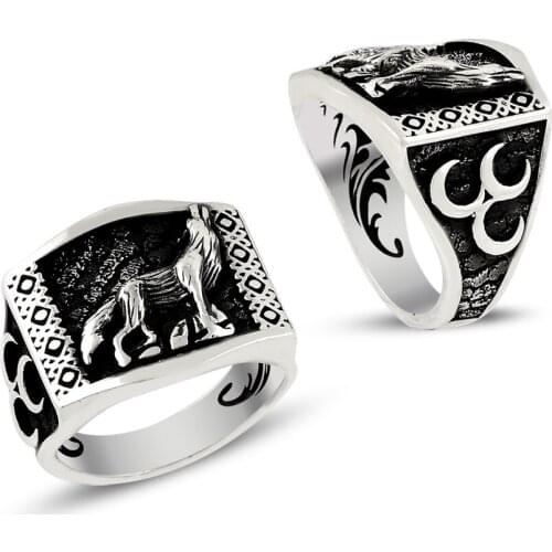 925 Silver Handmade Ethnic Turkish Rings for Men