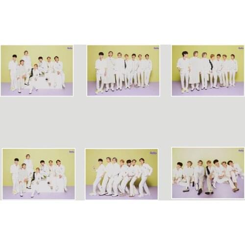 K-POP Bangtan Boys 8th Anniversary Family Portrait Poster Wall Stickers JUNG KOOK V JIMIN JIN SUGA RM J-HOPE Fans Collection