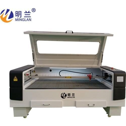 Low price co2 laser marking and cutting machine for paper cutting, jeans, leather, wood, glass