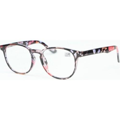 New Fashion Clear Female Reading Glasses Men High Quality Transparent Plastic Eyewear Frame Presbyopic Eyeglasses 1.0-4.0 R251