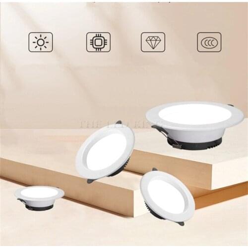 LED Downlight Ceiling 5W 7W 9W 12W 15W Warm white/cold white led light AC 220V 230V 240V