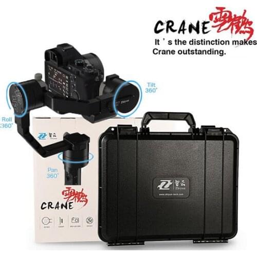 Zhiyun Crane Professional 3 Axis Stabilizer Handheld Gimbal for Sony A7 Series Panasonic Lumix Series Canon M Nikon J Series