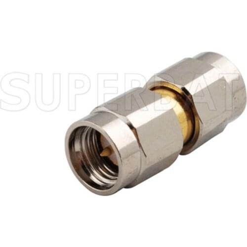 Superbat 5 pcs SMA Stainless Steel Adapter SMA Plug to SMA Plug Straight RF Coaxial Connector