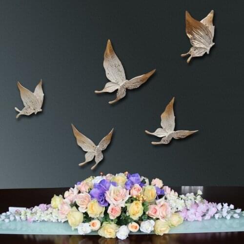 Three-dimensional butterfly wall decoration home creative background wall stickers wall hanging living room ornaments