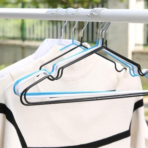 1Pc Children Adult Multifunctional Non-Slip Metal Shirt Trouser Hook Hangers Coat Hanger Clothes Accessories Rack Easy To Use