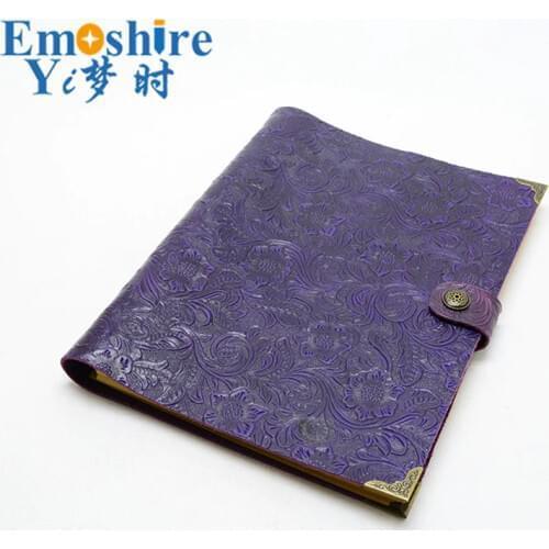 Exquisite Leather A5 Notebook Handmade For Business Organizer Planner Sketchbook Vintage Official Stationary N129