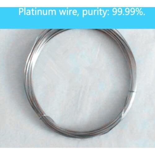 Pure Pt wire, platinum wire electrode, electrophoresis cell electrode, purity: 99.99