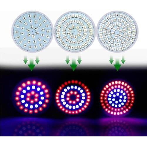 E27 LED 220V Plant Lamp GU10 Grow Light E14 Led 3W 4W 5W Full Spectrum Phyto Lamp MR16 Fitolampy Indoor Grow Tent Box