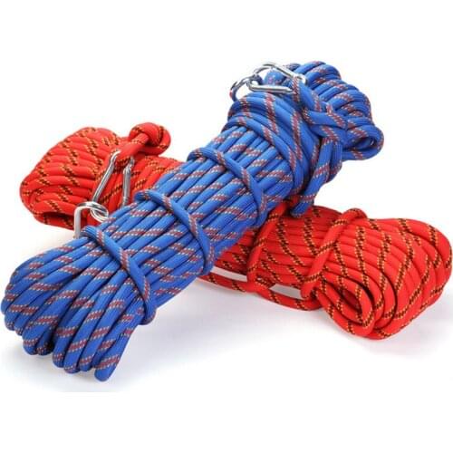 P96-10mm Outdoor Rescue Mountaineering Safety Rope Mountain Rope Insurance Escape Rope Outdoor Trekking Survival Equipment