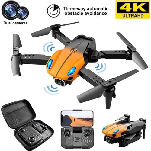 Smart Quadrocopter Mini Drone With 4K Camera WIFI FPV Profesional HD Foldable Camera Drones Altitude Hold Children Christms Toy