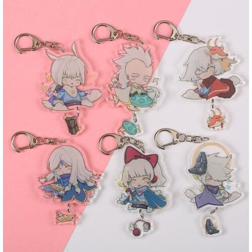 Sky:Children of Light Kakashi White Bird Mushroom Head Acrylic Bags Pendant Itabag Decor Keychains Key Rings Cosplay Gifts