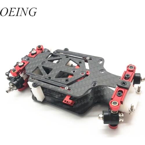 New Brand 1Set Green Hand Rear Wheel Drive Metal Car Frame for HGV1 RC Mosquito Car Car Upgrade Spare Part