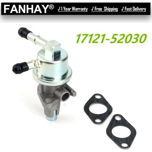 New Fuel Pump 17121-52030 1712152030 for Bobcat Skid-Steer Loader 753 763 S175 S185 S150 for Kubota Tractors Auto Parts