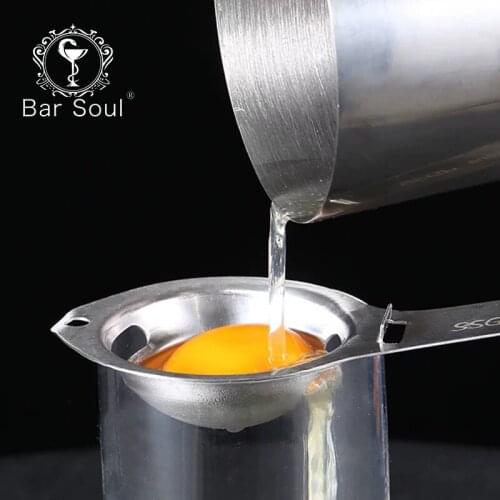 Bar Soul Egg White Separator Stainless Steel Creative Egg Tray Kitchenware Bartender Tools Bar Tools