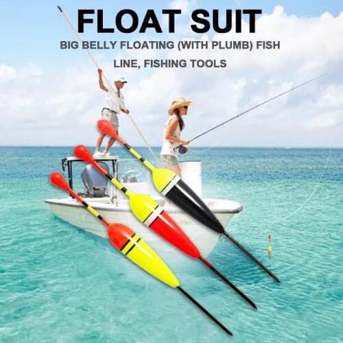 Fish Float Luya Bait Float Seven Star Float / Big Belly Float (with Plumb) Fishing Float Highly Sensitive Fish Bite Remind Buoy