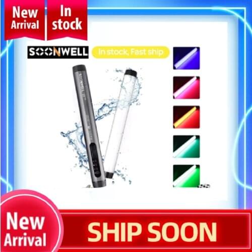 Soonwell MT1 LED RGB soft light Tube Portable Handheld Photography Lighting Stick Android Phone APP control waterproof