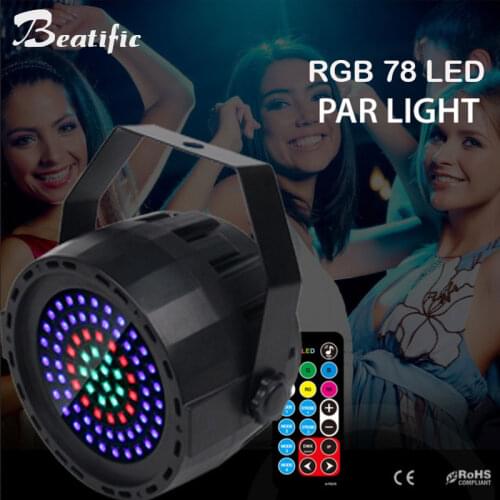 Led Par DMX Light for Karaoke Club Bar DJ Disco Party Nightclub Stage Strobe