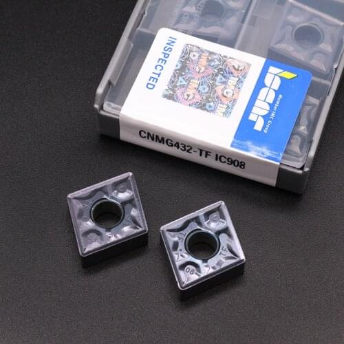 CNMG120408 TF IC907 IC908 External Turning Tools CNMG120408 Carbide Insert Lathe Cutter Tool Turning Insert