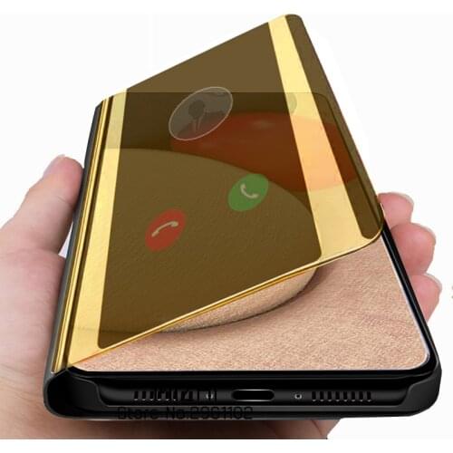 Smart Mirror Flip Phone Case For Samsung Galaxy A02s samsung A02S A 02s samsung SM-A025F 6.5" phone magnetic stand book coque