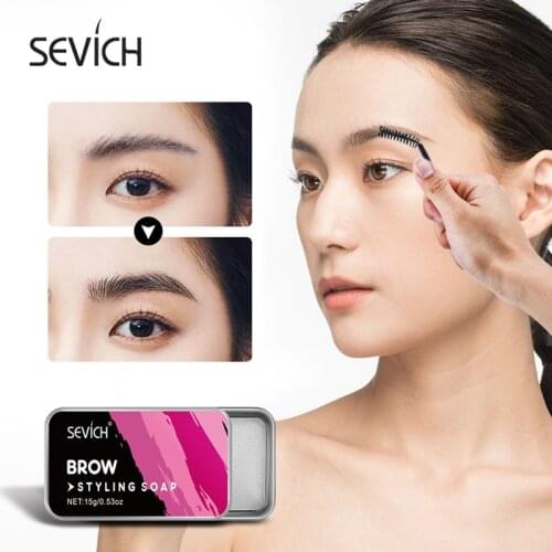 Sevich Waterproof Wild Brows Wax Long Lasting Styling Soap Brows Eyebrow Cream Tattoo Dye Tint Pen Eyebrow Enhancer Makeup Gel