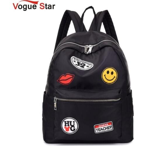 High Quality Nylon Waterproof Women Backpack Fashion The Coat Of Arms School Backpacks For Girls Travel Travel Backpacks LB252