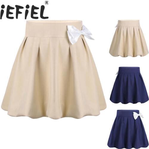 4-14 Years School Childrens Uniform Skirt Kids Pleated Skirt Kid Philabeg Baby Toddler Teenage Clothes Big Girls A-Line Skirts