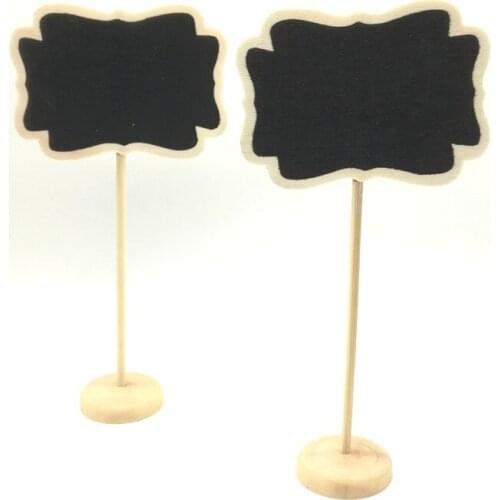 10pcs/Lot Mini Wood Blackboard Wedding Party Banquate Table decration Home Decoration Supplies