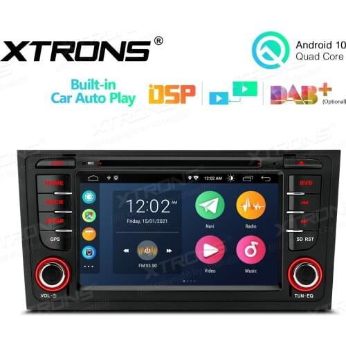 7" Android 10.0 OS Car DVD Multimedia System GPS Radio for Audi A6 1997-2004 & S6 1999-2003 & RS6 2002-2004 & Allroad 1999-2005