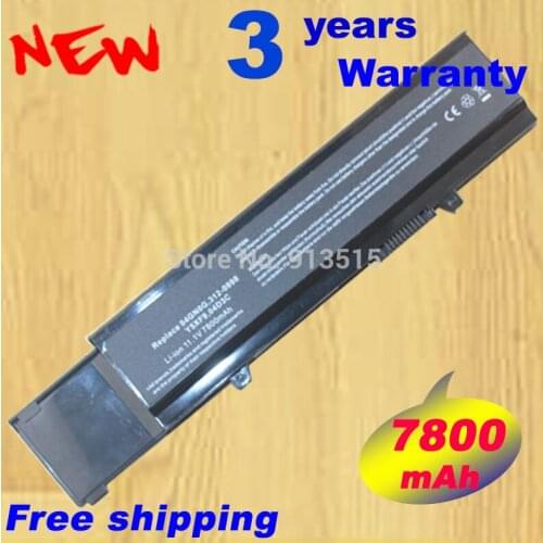 9 Cell 7800mAh BATTERY for DELL Vostro 3500 3400 3700 Y5XF9 7FJ92 C 4JK6R 04GN0G 0TXWRR CYDWV 312-0997 312-0998 +free shipping