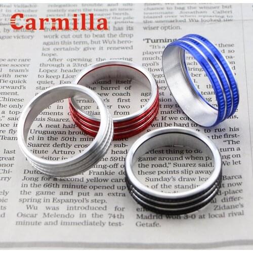 Carmilla Aluminum Alloy for Opel Mokka 2012-2015 ASTRA J Insignia Sport Tourer Trax Cruze Malibu Headlight Switch Knob Cover