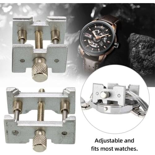 2pcs/Set Watch Case Holder Metal Watch Movement Holder Fixed Base For Watchmaker Watch Clamp Watches Repair Tools Accessories