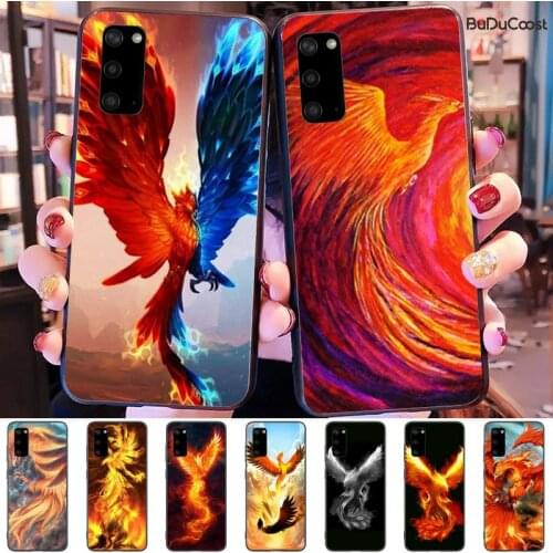 Chenel flaming Phenix Phone Case Cover for Samsung Galaxy S10 S10E Lite s6 s7 s8plus s9plus S5 S20