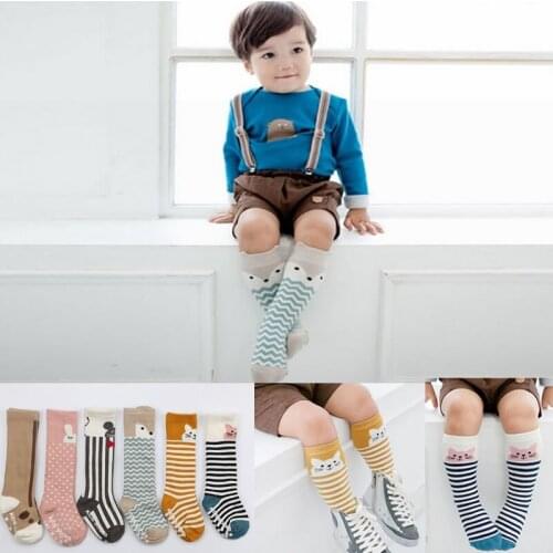 Korean Style New Cartoon Kids Stocking Baby Long Tights Small Animal Stockings Thigh High Non-Slip Stockings