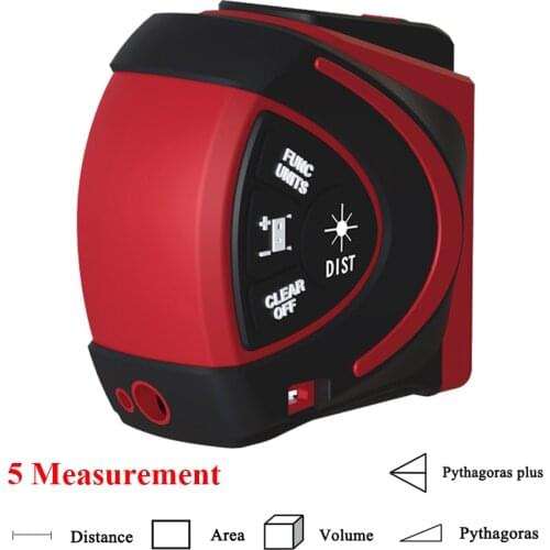 Digital Laser Tape Measure 30M Range Finder With 5M Tape Distance Meter M/In/Ft Area/Volume Measurement Tool