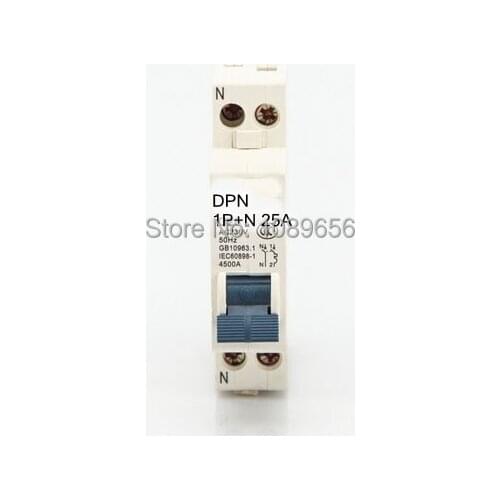DPN 1P+N 25A Mini Circuit breaker MCB