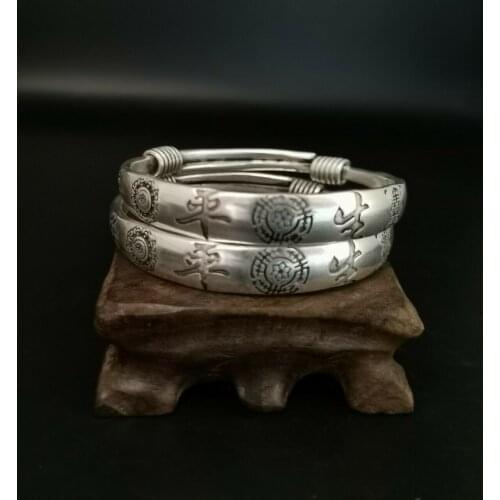 FENGASHOUW Silver Bracelets