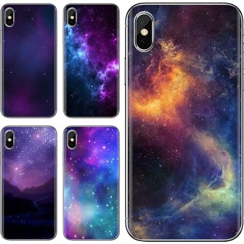 Purple Space Star Wallpapers For HTC U11 U12 One X9 M7 M8 A9 M9 M10 Plus Desire 630 530 626 628 816 820 830 Silicone Case Cover