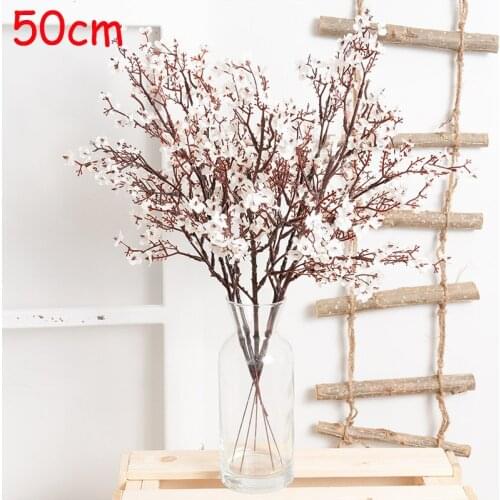 50cm Artificial Flowers Gypsophila Babies Breath Fake Flowers DIY Autumn Home Wedding Decoration High Quality Office Decor
